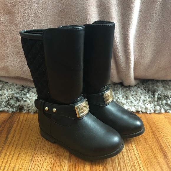 Michael Kors Shoes Black Toddler Girl Boots Poshmark